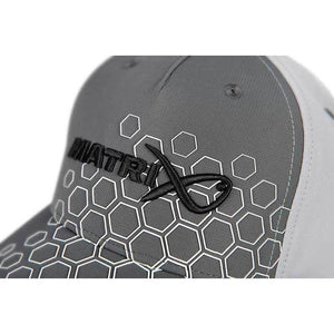 Matrix Hex Print Cap Grey Carp Fishing Hat Baseball Cap One Size GHH007