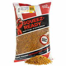 Load image into Gallery viewer, Fjuka Squeez-Ready Method Pellets Yellow Or Red Carp Fishing Bait Ready To Use 2mm 1000g
