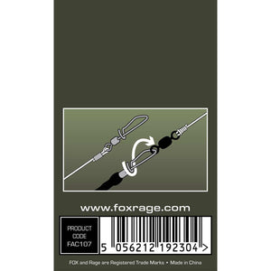 Fox Rage Predator Quick Change Links Size 7 Pack of 10 Pike Fishing FAC107