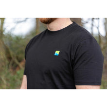 Load image into Gallery viewer, Preston Lightweight Black T-Shirt Carp Fishing Clothing All Sizes
