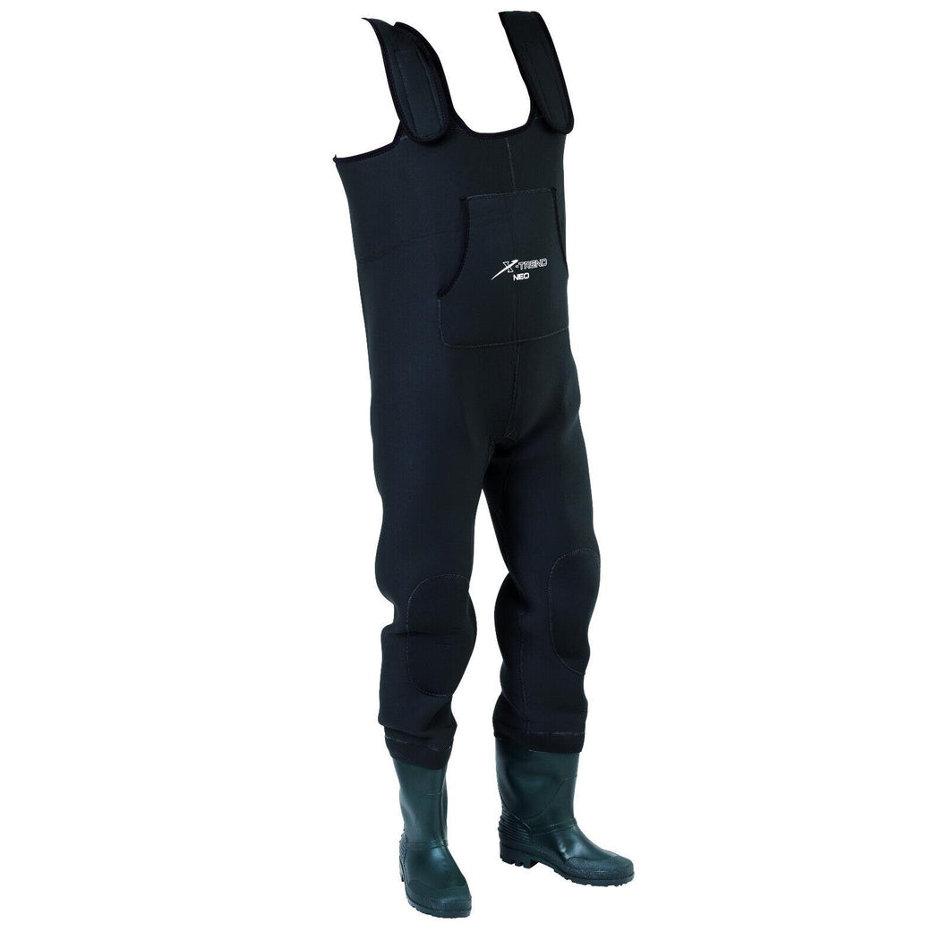 Sert X-Trend Neo Chest Waders Black Neoprene Waterproof Fishing Waders All Sizes