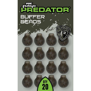 Fox Rage Predator Camo Buffer Beads Stops Pike Predator Fishing x 20 FAC095