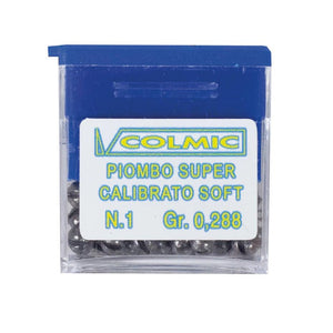 Colmic Super Soft Calibrated Lead Split Shot Fishing Weights Dispenser Box 30g