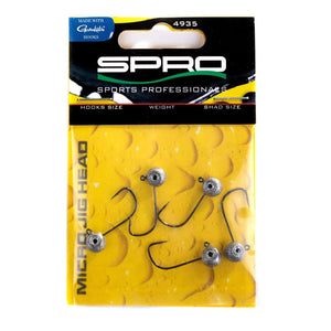 Spro Micro Jigheads Pike Perch Zander Predator Lure Fishing Round Jig Head Hooks