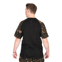 Load image into Gallery viewer, Fox Black Camo Outline T-Shirt Carp Fishing Clothing Short Sleeve Top All Sizes
