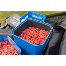 Load image into Gallery viewer, Preston 4Pt Bait Tub Perforated Lid Stackable Carp Fishing Bait Maggot Box Tub
