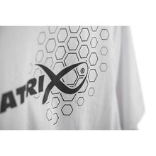 Load image into Gallery viewer, Matrix Hex Print T-Shirt White Carp Fishing Clothing All Sizes
