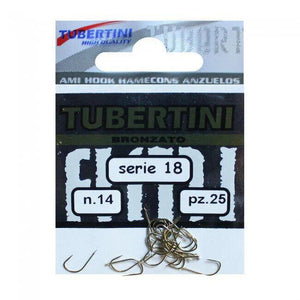 Tubertini Series 18 Fine Wire Wide Gape Carp Bream Match Fishing Hooks H18