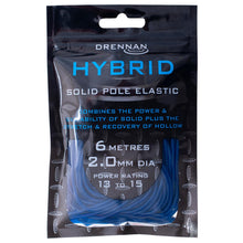 Load image into Gallery viewer, Drennan Hybrid Solid Elastic 6m Match Carp Pole Fishing Elastic All Sizes
