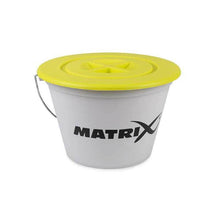 Load image into Gallery viewer, Matrix 17L Groundbait Bucket &amp; Lid Carp Match Fishing Bait Bucket GBT041
