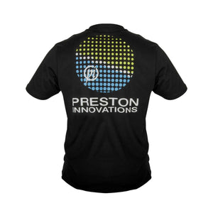 Preston Lightweight Black T-Shirt Carp Fishing Clothing All Sizes