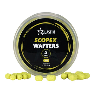 Aquastim Scopex Fluoro Wafters Barrell Dumbell Wafter Carp Fishing Bait 5mm 7mm