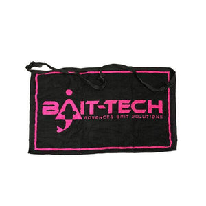 Bait-Tech Apron Towel Black & Pink Carp Match Fishing Hand Towel 50cm x 80cm