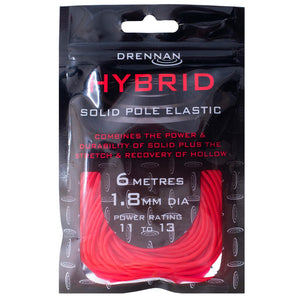 Drennan Hybrid Solid Elastic 6m Match Carp Pole Fishing Elastic All Sizes