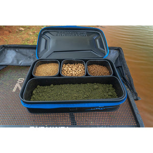 Preston Supera X EVA Fishing Bait Storage System Includes x4 EVA Bowls P0130154