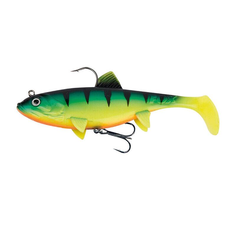 Rage Replicant Wobble Lure 14cm 55g UV Firetiger Pike Fishing Soft Lure NRE109