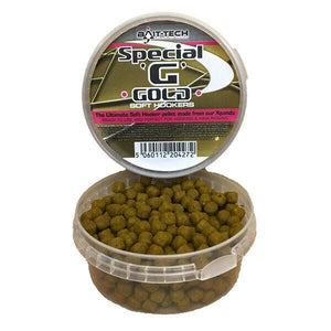 Bait-Tech Soft Hook Pellets Special G Gold 6mm Carp Fishing Bait