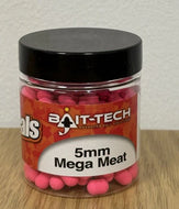 Bait-Tech Critical Wafters 5mm Mega Meat, Almond, Tuna Fishing Hook Bait