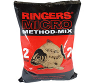 Ringers Micro Method Mix Groundbait 2kg Bag Feeder Fishing