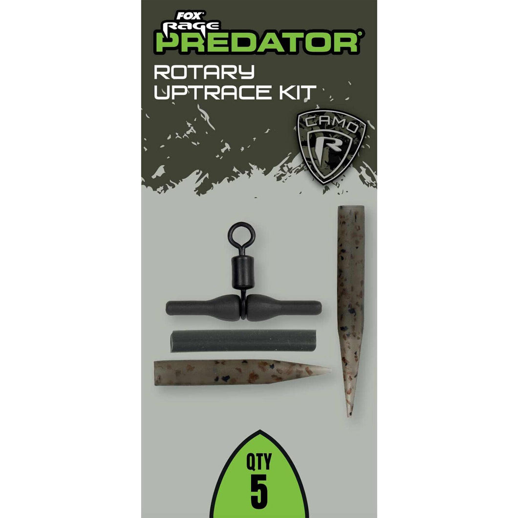 Fox Rage Predator Camo Rotary Uptrace Kit Pike Fishing Paternoster Rig FAC096