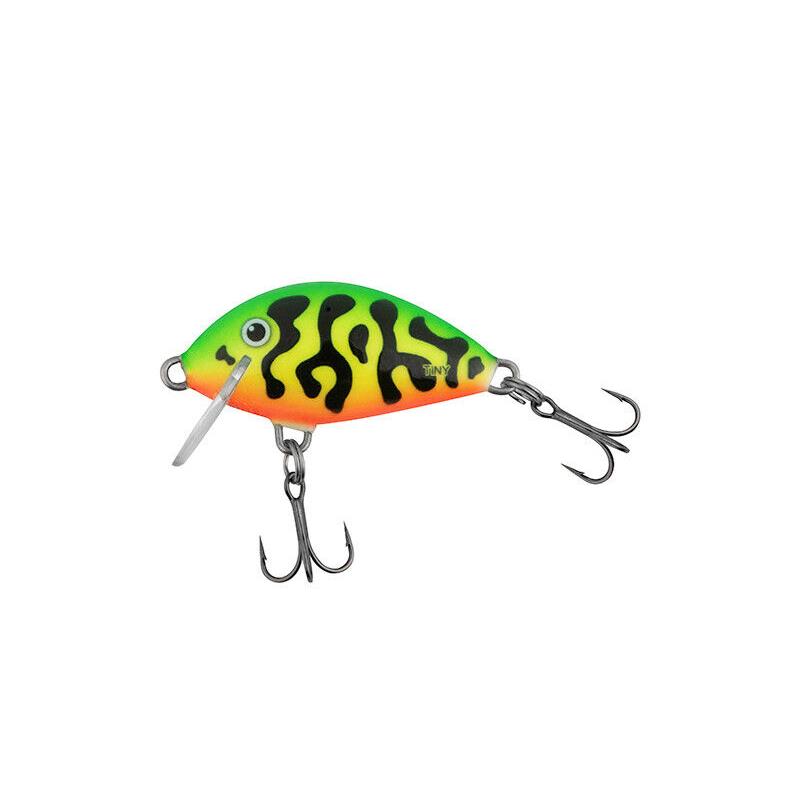 Salmo Tiny Sinking Green Tiger 3cm Perch Pike Fishing Lure Crankbait QIT036