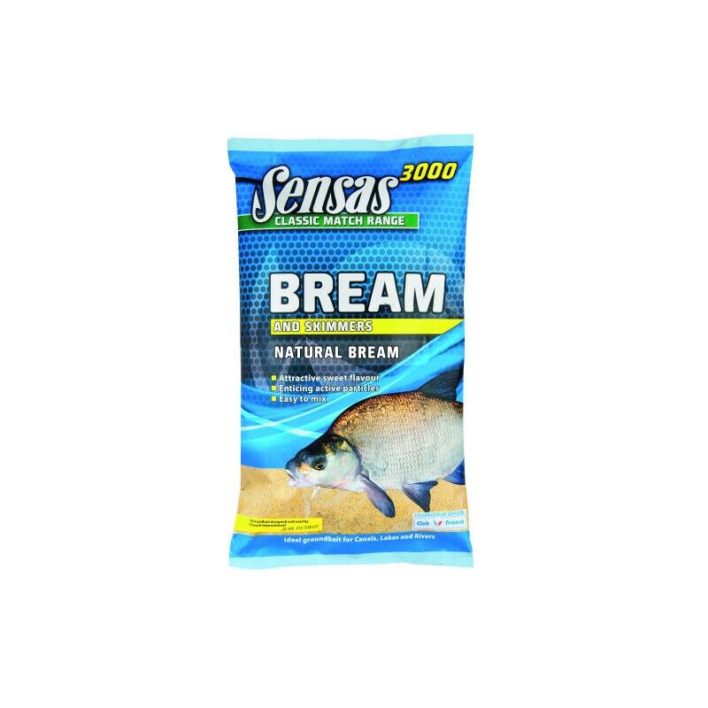 Sensas 3000 Super Bream Natural Bream Groundbait Fishing Ground Bait 1kg 71381