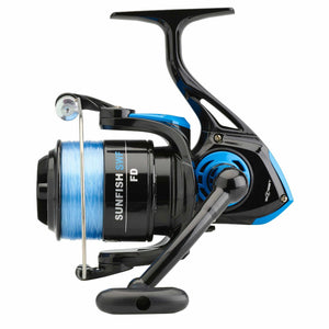 Sunset Sunfish SWF 601 FD Sea Fishing Reel Rock Pier Surf Shore Sea Pre-Spooled