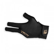 Load image into Gallery viewer, Taom Midas Cueing Glove Medium Left Black Pool Snooker 3 Finger Billiard Glove
