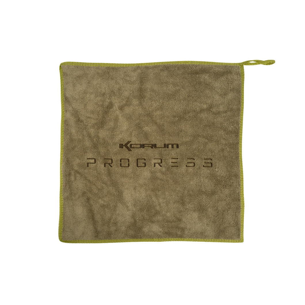 Korum Progress Microfibre Towel Carp Fishing Hand Towel Green K0350139