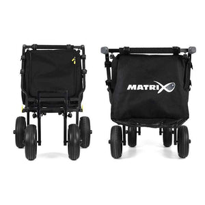 Matrix 4 Wheel Compact Transporter Match Carp Fishing Barrow Trolley GTR009