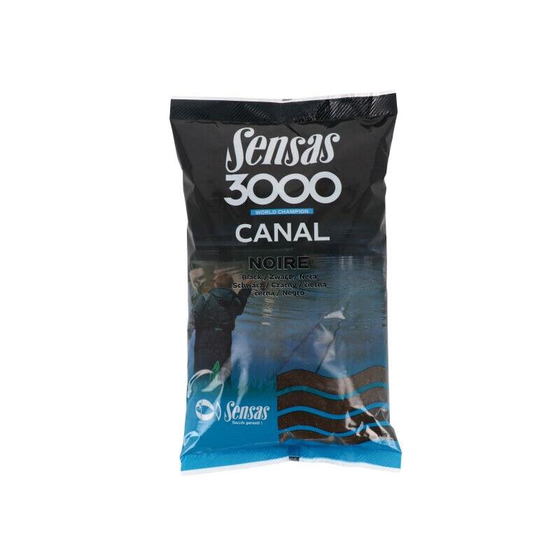 Sensas 3000 Super Canal Black Groundbait Carp Fishing Ground Bait 1kg 26122