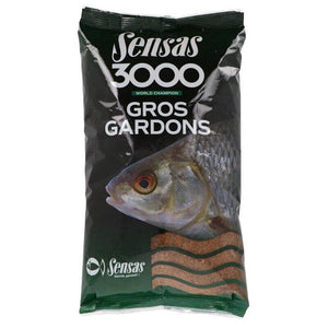 Sensas 3000 Gros Gardons Big Roach Groundbait Fishing Ground Bait 1kg 00891