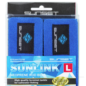 Sunset Sunlink Neoprene Rod Bands For Made Up Rods Sea Saltwater Fishing 30X5CM