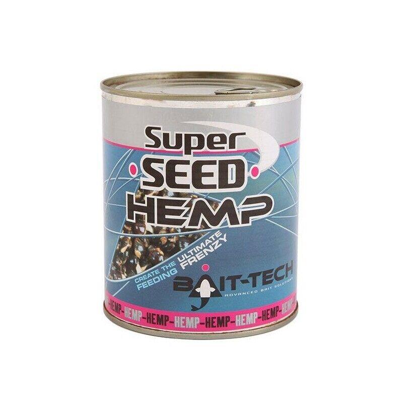 Bait Tech Superseed Natural Hemp Canned Tinned Hemp Carp Fishing Bait 350g