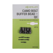 Load image into Gallery viewer, Korum Camo QC Bolt Buffer Bead Bolt Rig Feeder Beads Carp Fishing K0310230
