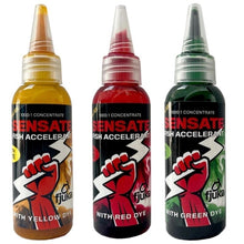 Load image into Gallery viewer, Fjuka 50ml Red Yellow Green Sensate Fish Accelerant With Bait Dye Fishing Liquid

