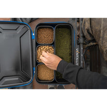 Load image into Gallery viewer, Preston Supera X EVA Fishing Bait Storage System Includes x4 EVA Bowls P0130154
