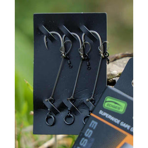 Fox Edges Super Wide Gape Chod Rigs Carp Fishing Pre-Tied Rigs Pack of 3