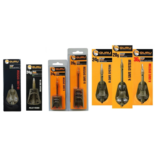 Guru Feeder Method Pellet X-Safe In-Line Carp Fishing Terminal Tackle