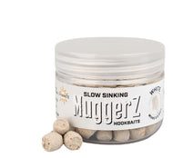 Dynamite Baits Muggerz Slow Sinking 6mm & 8mm White Fishing Hookbaits