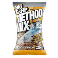 Bait-Tech Method Mix Tiger & Peanut Or Krill & Tuna Fishing Groundbait Bait 2kg Bag