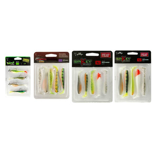 Fox Rage Mini Fry Zander Pro Spikey Shad Mixed Soft Lure Packs Predator Fishing