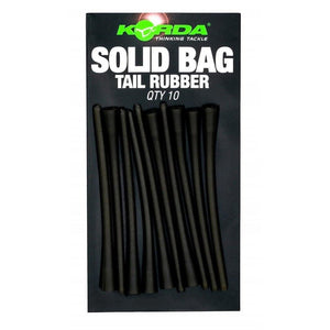 Korda Solidz Tail Rubber for PVA Bags 10pcs Carp Fishing Terminal Tackle