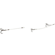 Fox Rage 49 Strand Treble Stingers Single or Double 2pcs Pike Predator Fishing