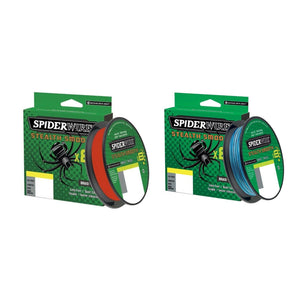 Spiderwire Stealth Smooth 8 Camo Braid 300m Line Red or Blue