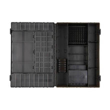Load image into Gallery viewer, Fox Edges Loaded Large Tackle Box Carp Fishing 35cm x 25cm x7cm CBX096
