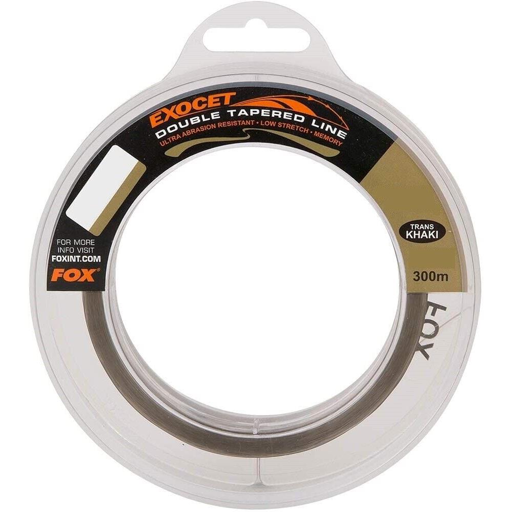 Fox Exocet Double Tapered Line Trans Khaki 300m Fishing