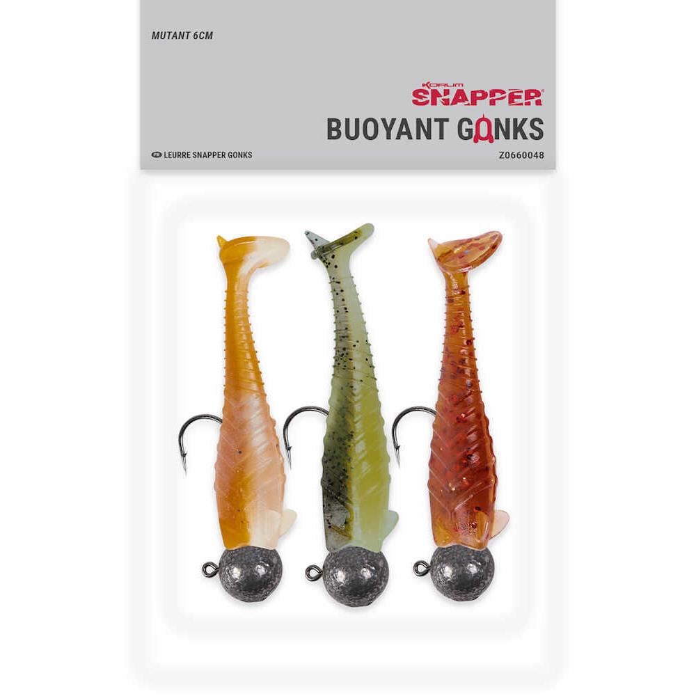 Korum Snapper Buoyant Gonks Mutant Fluoro 6cm 9cm Predator Pike Fishing Lure