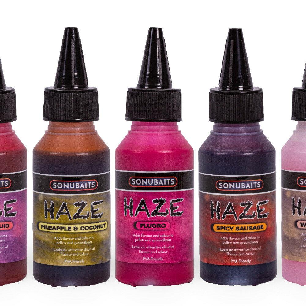 Sonubaits Haze Liquid Additive Glug Flavour & Colouring Carp Match Fishing Bait