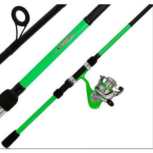 Load image into Gallery viewer, DAM Vibe 6ft Rod &amp; Reel Spin Combo 8lb Line Starter Set Kids Fishing 4 COLOURS
